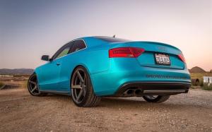 Audi S5 Coupe on Carbon Graphite Vorsteiner Wheels (V-FF 104) 2016 года 
